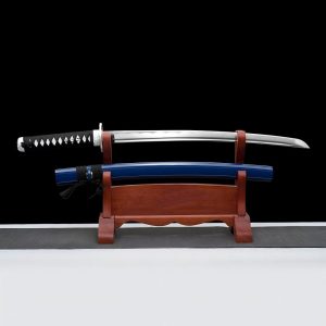 Badao Katana - 78cm Carbon Steel Blade 30" Straight Edge Samurai Sword