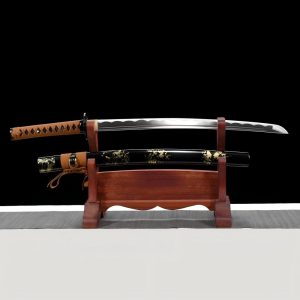30" Carbon Steel Katana - Badao 78cm Straight Blade Samurai Sword