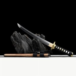 55cm Japanese Katana - Badao T10 Hamon Samurai Sword