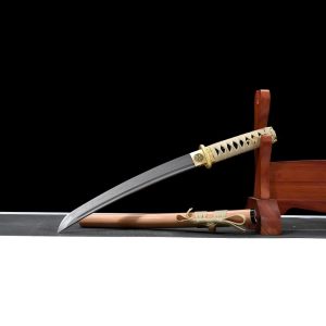 Badao T10 Hamon Katana - 55cm Japanese Samurai Blade