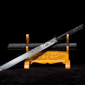 Chinese Carbon Steel Sword - 85cm Badao Martial Arts Blade