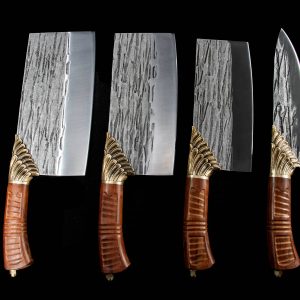 Badao Swords Katana Forging Chef  Knife Kitchen Full Tang High-Chrome Steel