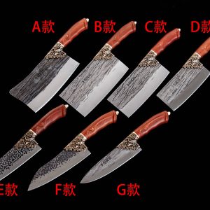 Badao Swords Katana Forging Chef  Knife Kitchen Full Tang High Chrome Steel