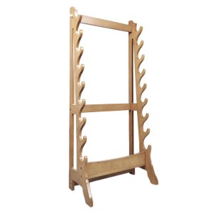 Badao Sword Katana Japanese Display Multi-layer Swords Holder Bamboo 6-12 Layer