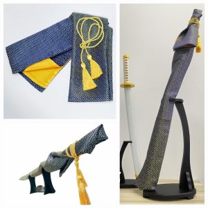 Badao Sword Katana 51inch Synthetic Silk Katana Bag Sword Cover Carrying Case For Samurai Swords