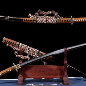 Badao Tachi - 104cm Folded Steel Hamon Japanese Samurai Sword