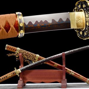 104cm Folding Steel Tachi - Badao Japanese Samurai Blade
