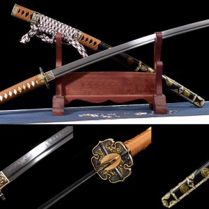 Tachi Japanese Sword - 104cm T10 Hamon Badao Samurai