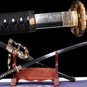 104cm T10 Hamon Blade - Badao Japanese Tachi Sword