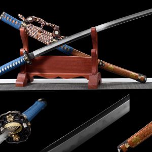 Badao 104cm Folded Steel - Hamon Japanese Tachi Samurai Blade