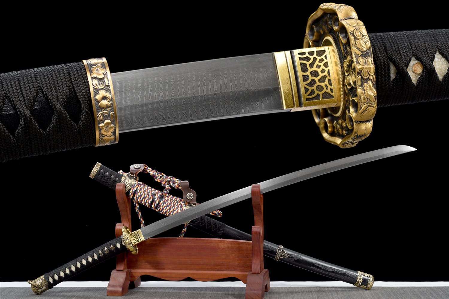 Badao Samurai Tachi - 104cm Folding Steel Japanese Sword
