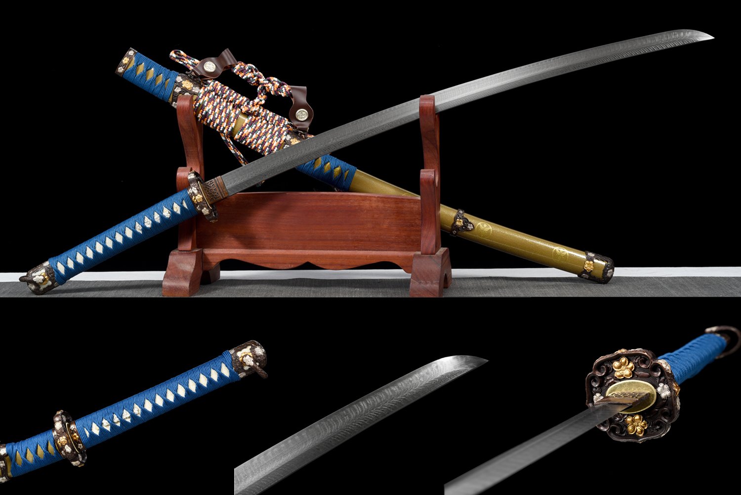 104cm Folding Steel Blade - Badao Japanese Tachi Sword