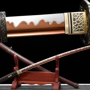 Japanese Tachi Sword - 104cm High Manganese Steel Badao Samurai