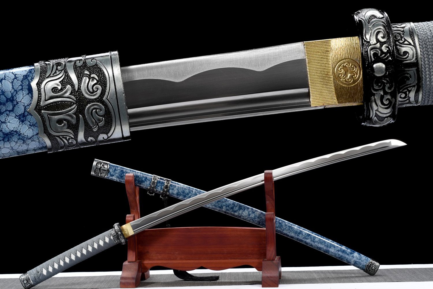 Badao Tachi - 104cm Carbon Steel Japanese Samurai Sword