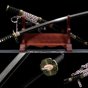 T10 Hamon Blade - Badao 104cm Japanese Tachi Samurai