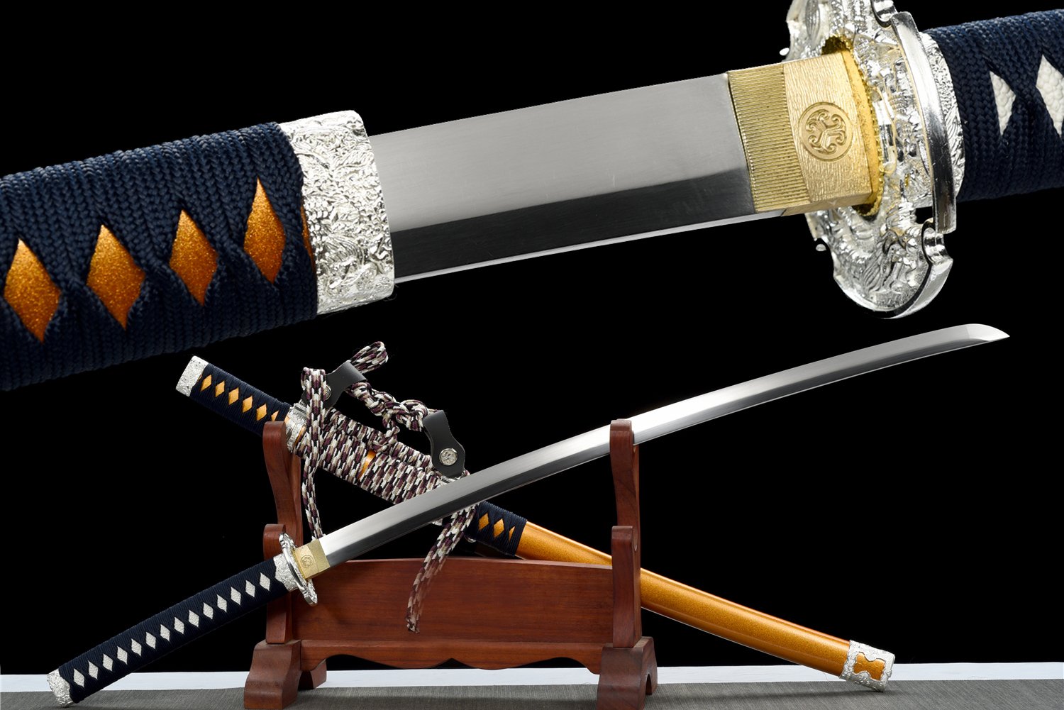 Badao Spring Steel Tachi - 104cm Japanese Samurai Sword
