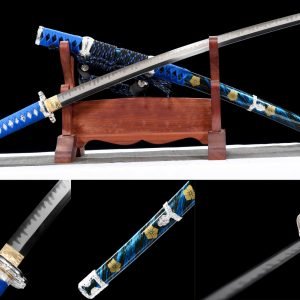 Japanese Samurai Tachi - 104cm T10 Hamon Badao Sword