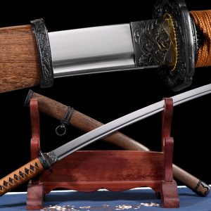 Tachi Blade - 104cm Spring Steel Badao Japanese Samurai