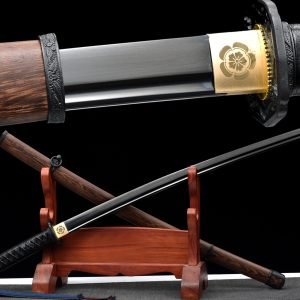 104cm Japanese Tachi - Badao 50# Steel Samurai Sword