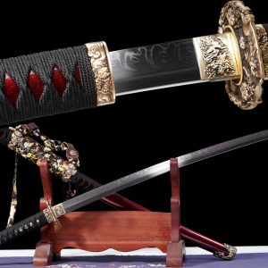 Tachi Blade - 104cm T10 Hamon Badao Japanese Samurai