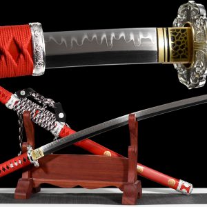 Badao Japanese T10 Hamon - 104cm Tachi Samurai Blade