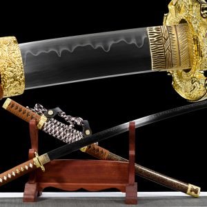 104cm Japanese Blade - Badao T10 Hamon Tachi Samurai