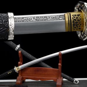 Spring Steel Samurai Sword - Badao 104cm Japanese Tachi