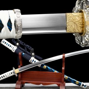 Badao Samurai Blade - 104cm Spring Steel Japanese Tachi