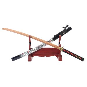 Wooden Training Katana - 103cm 40 Inches Japanese Samurai Sword
