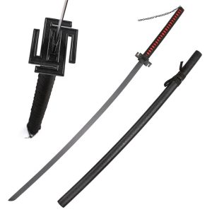 140cm Japanese Bleach Anime Ichigo Kurosaki Bankai Sword Sale