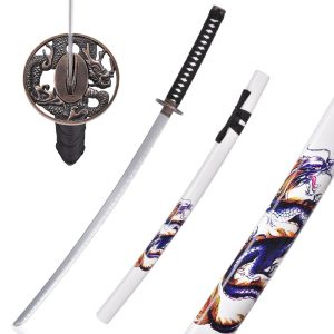 102cm Japanese Traditional Weapon Chinese Dragon Samurai Katana Swords Real Steel Handmade
