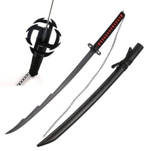 Japanese Anime Bleach Cosplay Prop Ichigo Kurosaki Zanpakuto Sword